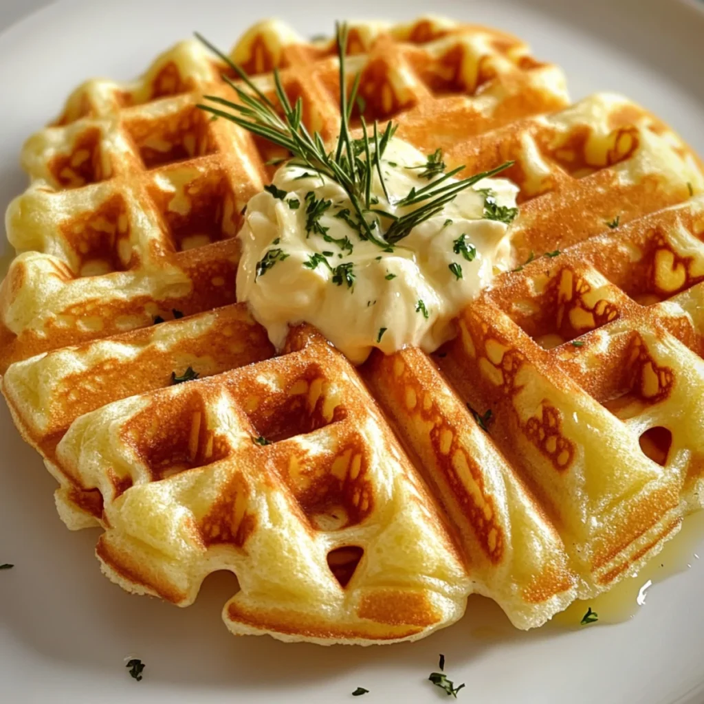 Gaufre salée