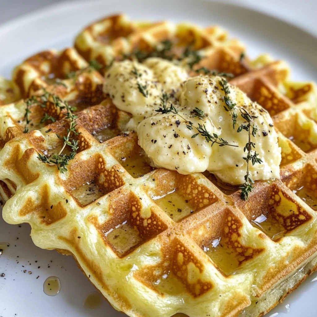 Gaufre salée