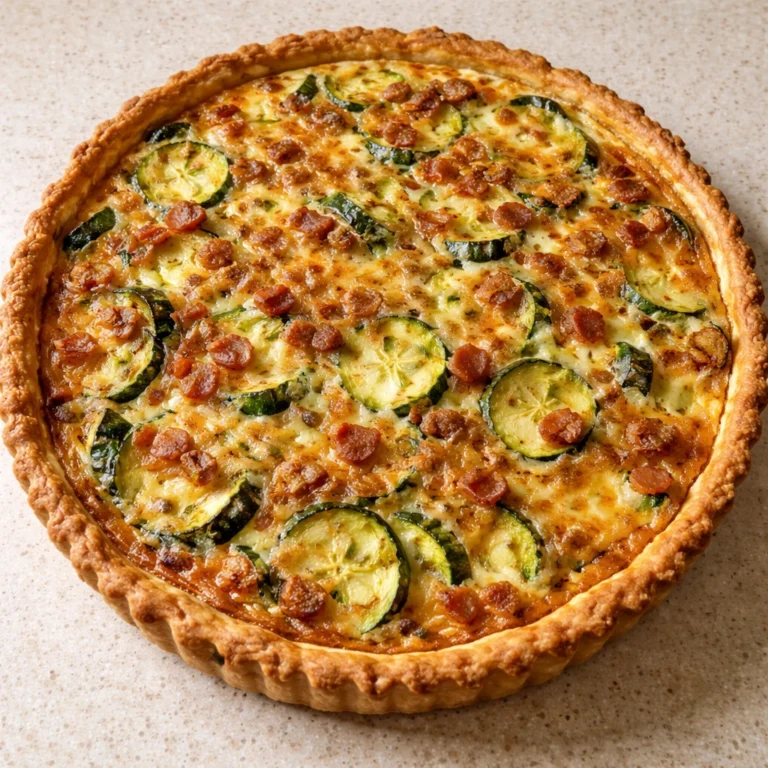 Quiche courgette
