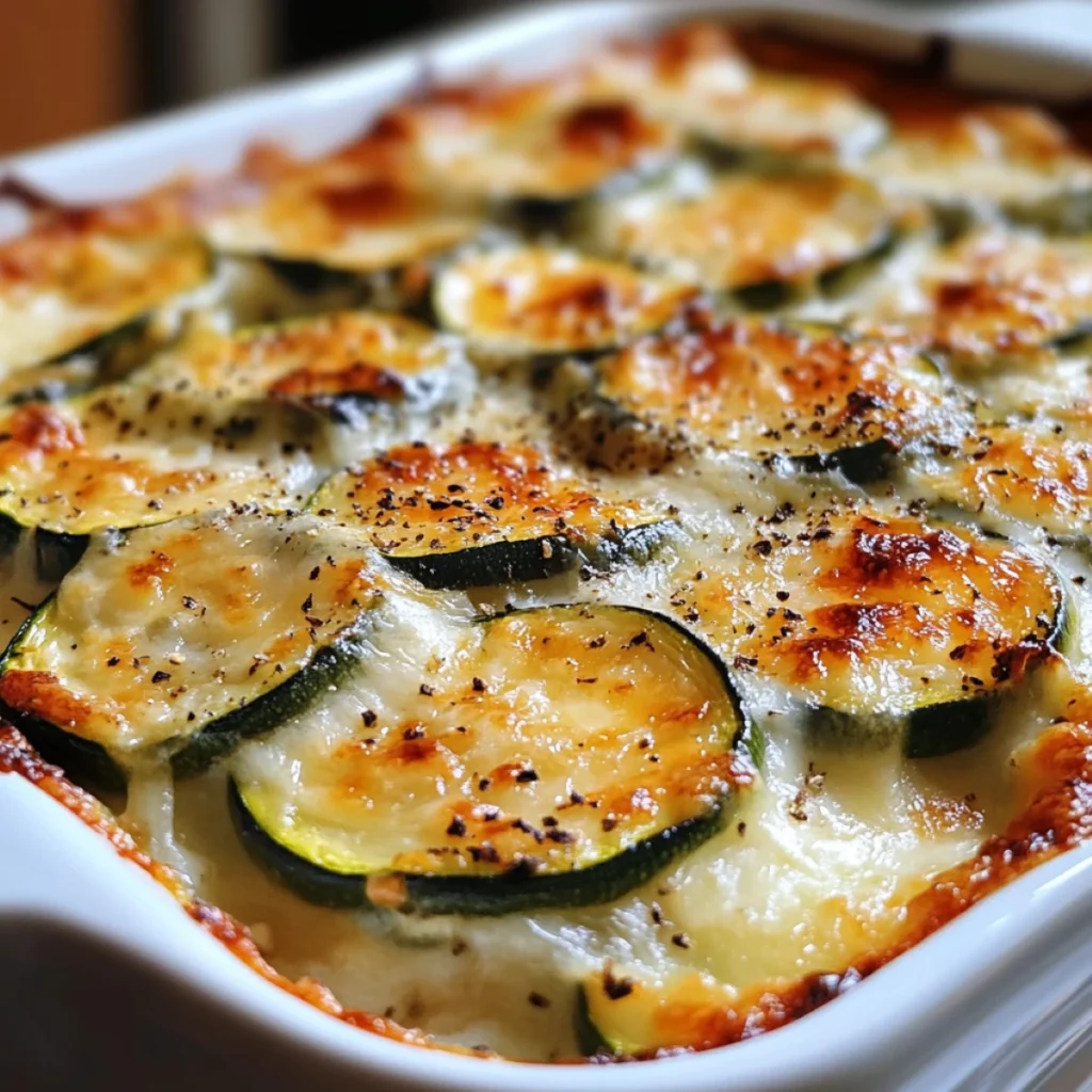 gratin de courgettes