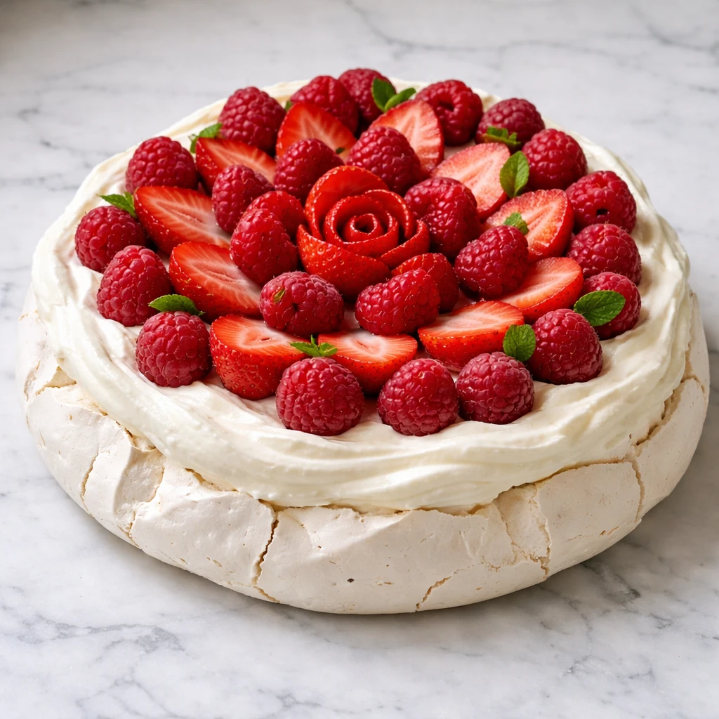 Pavlova aux Fraises : Recette Simple et Délicieuse