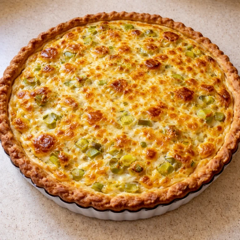 tarte aux poireaux