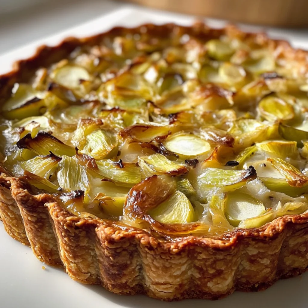 tarte aux poireaux