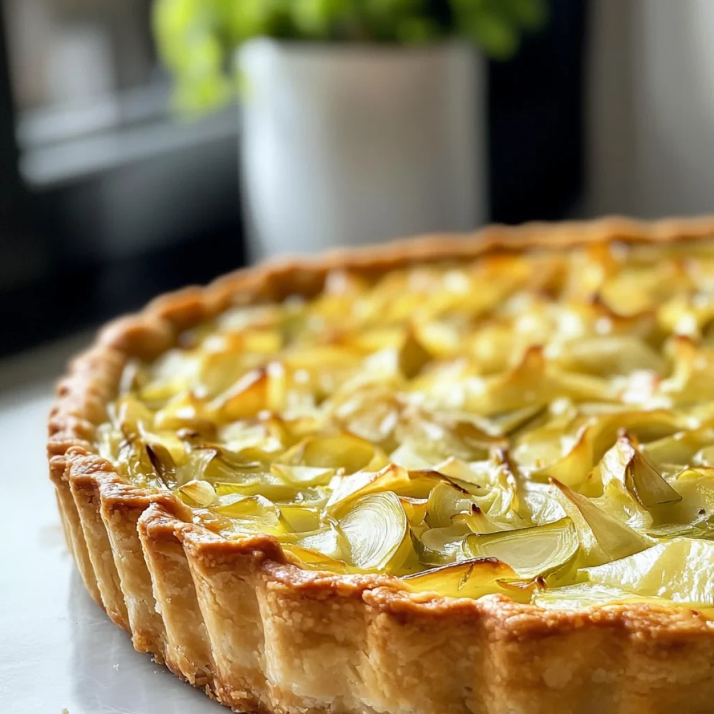 Régalez-vous avec une Tarte aux Poireaux Crémeuse