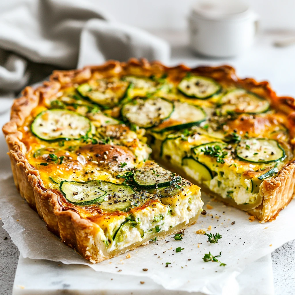 Quiche Courgette : Une Recette Savoureuse et Facile à Réaliser