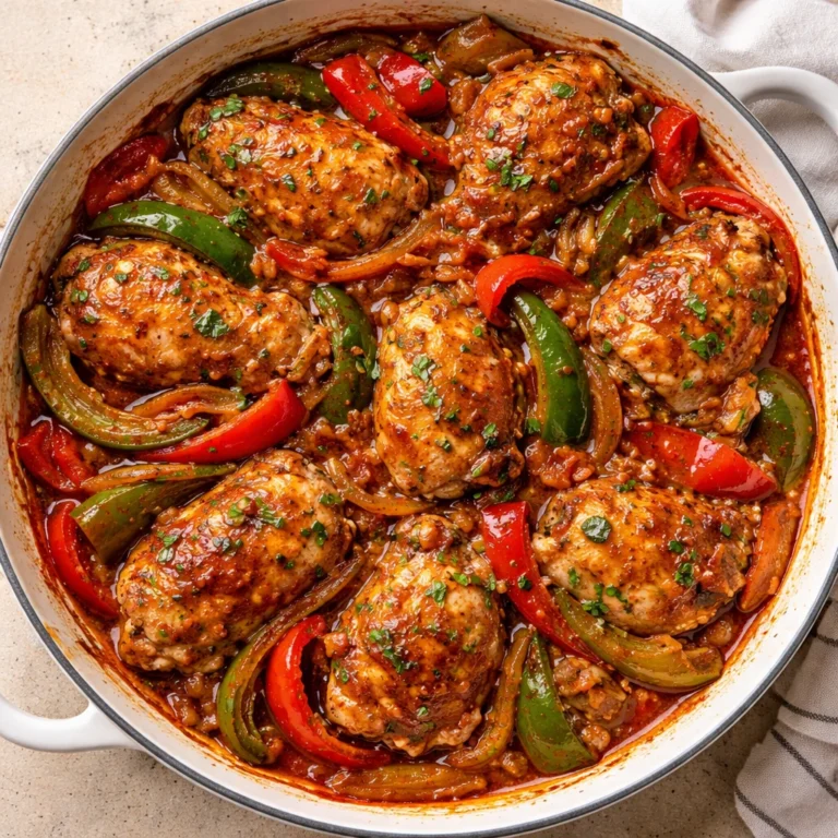 poulet aux poivrons