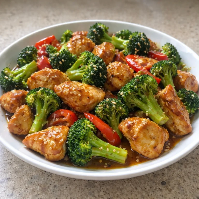 Sauté de poulet et brocoli classique