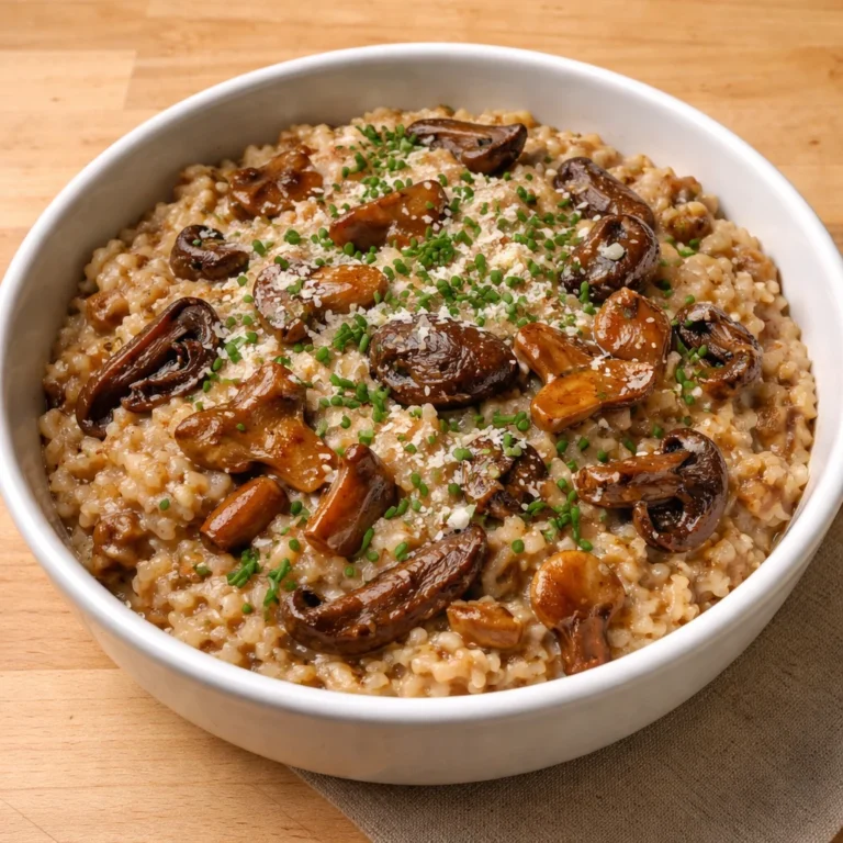 Risotto aux Champignons Sauvages
