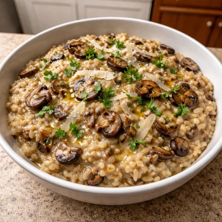 risotto aux champignons