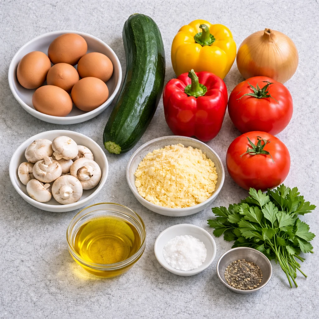 omelette aux légumes