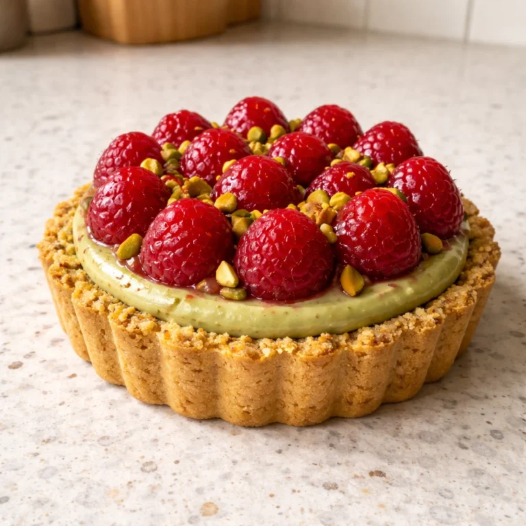 tartelettes pistache framboises