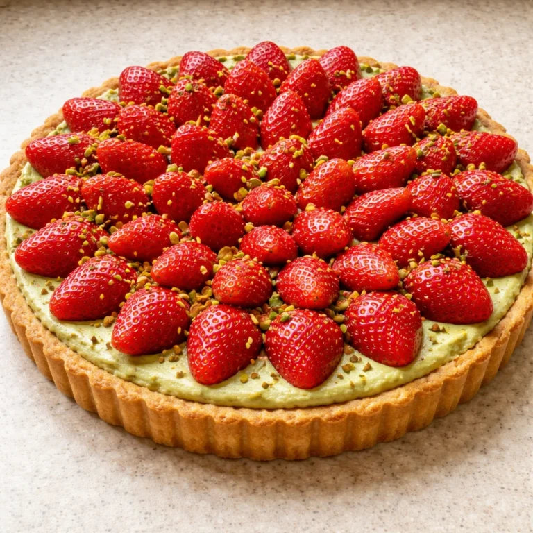 Tarte Fraise Pistache