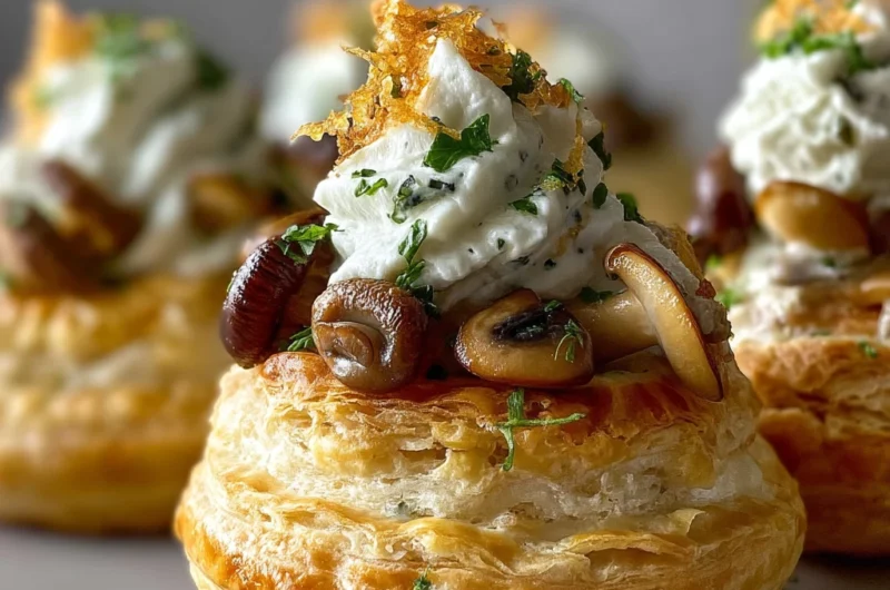 Recette Bouchées aux Champignons