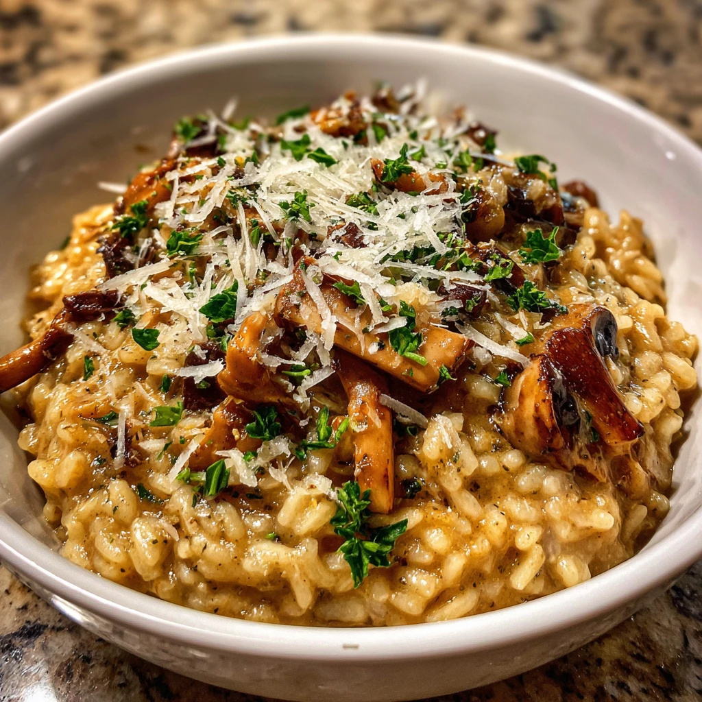 Risotto aux Champignons Sauvages