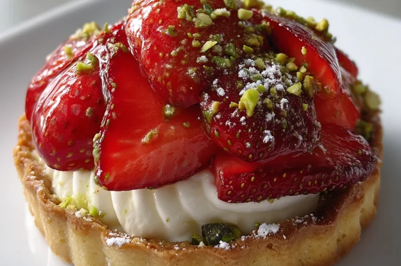 Recette Tarte Fraise Pistache