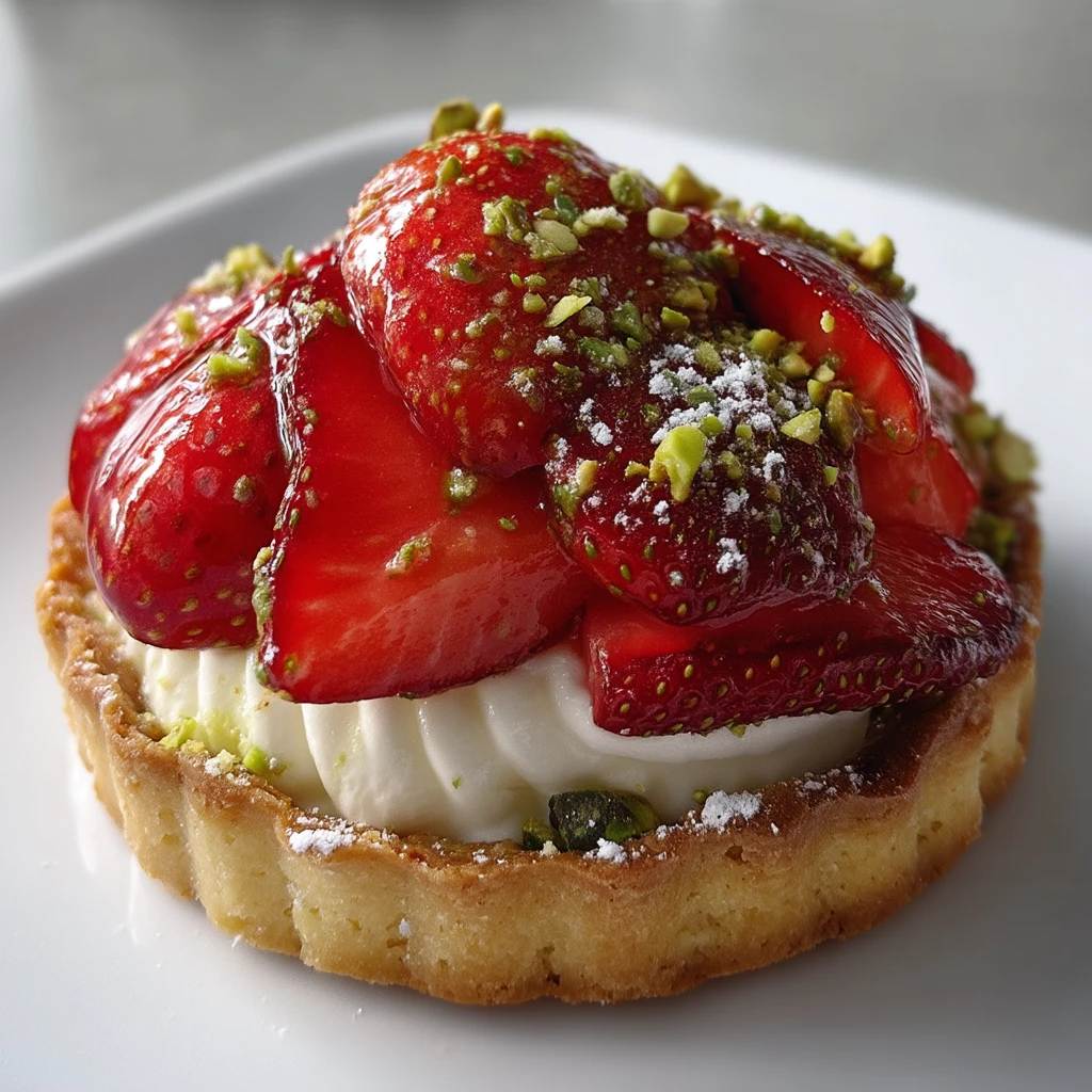 Tarte Fraise Pistache