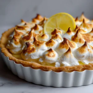 Tarte au citron meringuée