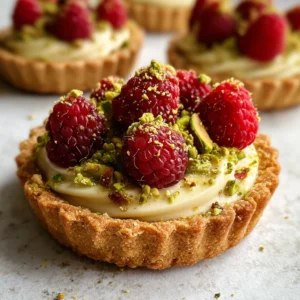 Tartelettes Pistache Framboises