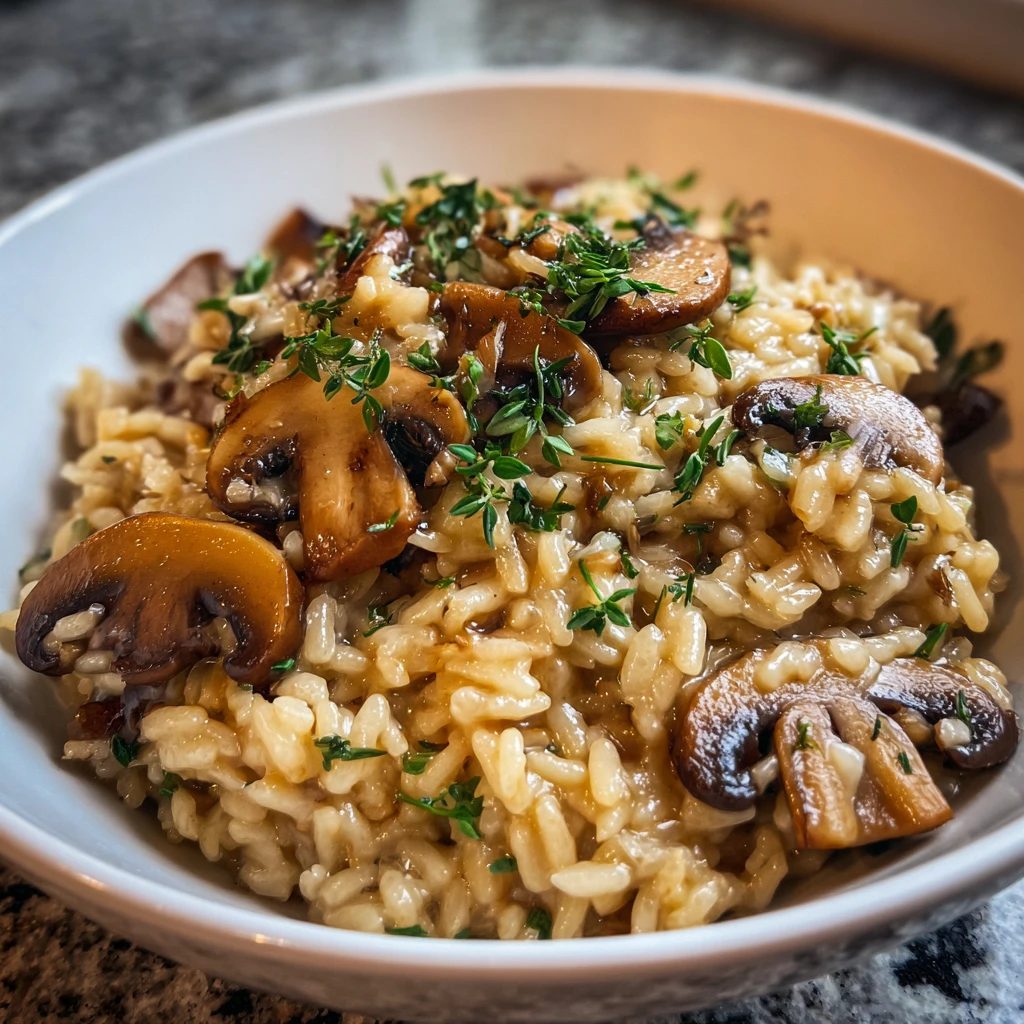 risotto aux champignons