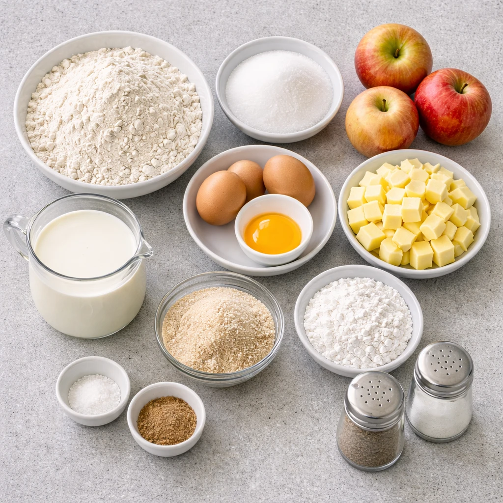 tarte aux pommes flan