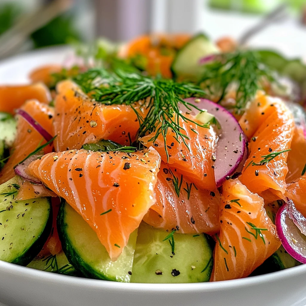Salade Saumon Fumé