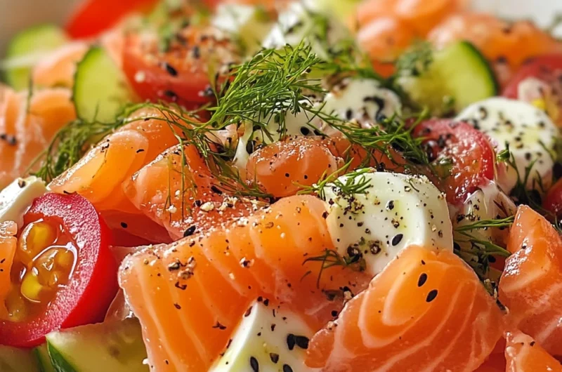 Recette Salade Saumon Fumé