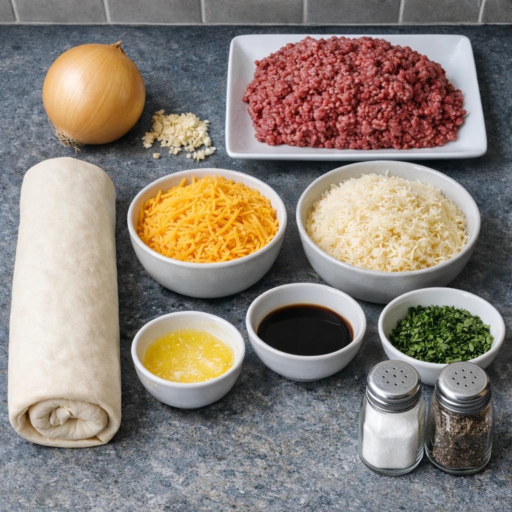 bombes au cheeseburger à l'ail et au parmesan