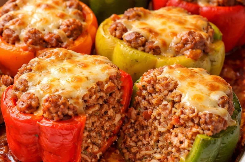 Recette Poivrons Farcis à la Viande