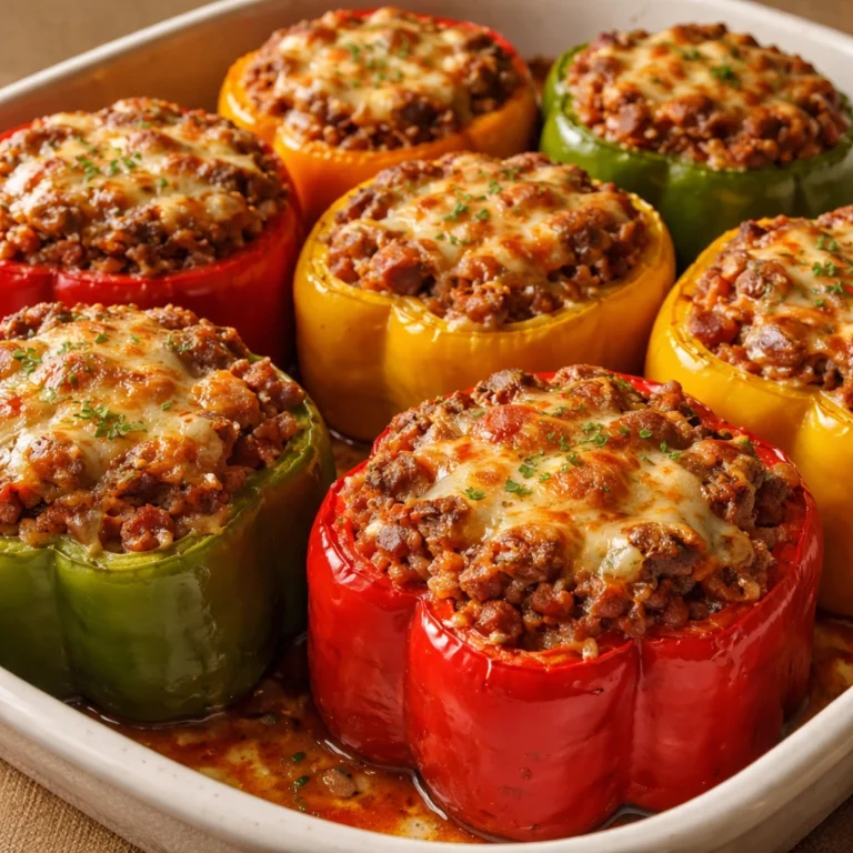 Poivrons Farcis à la Viande