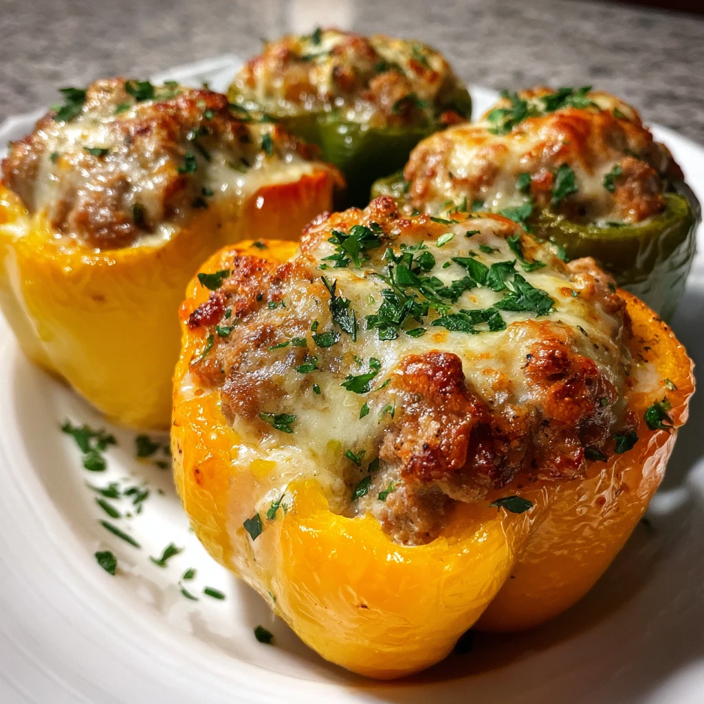Poivrons Farcis à la Viande