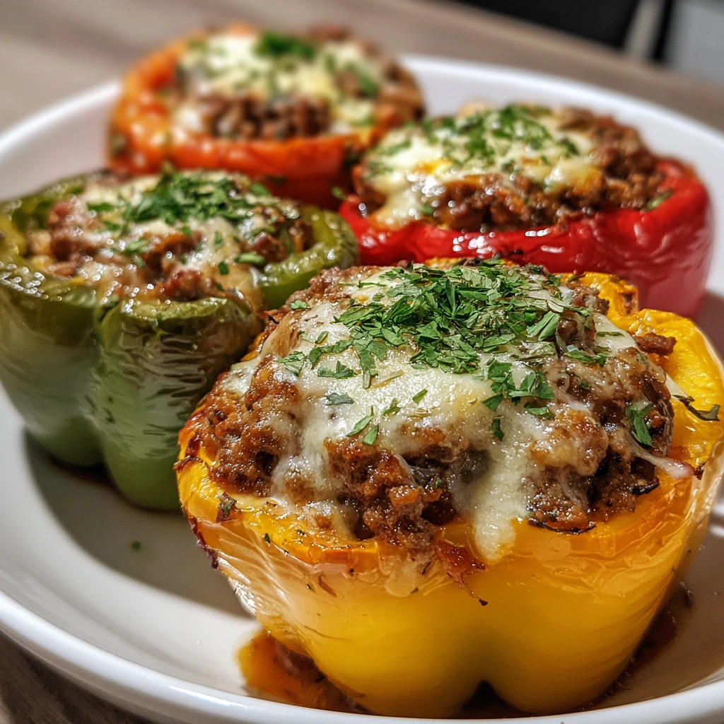 Recette Poivrons Farcis à la Viande