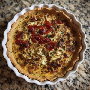 Tarte au Thon Tomate Moutarde