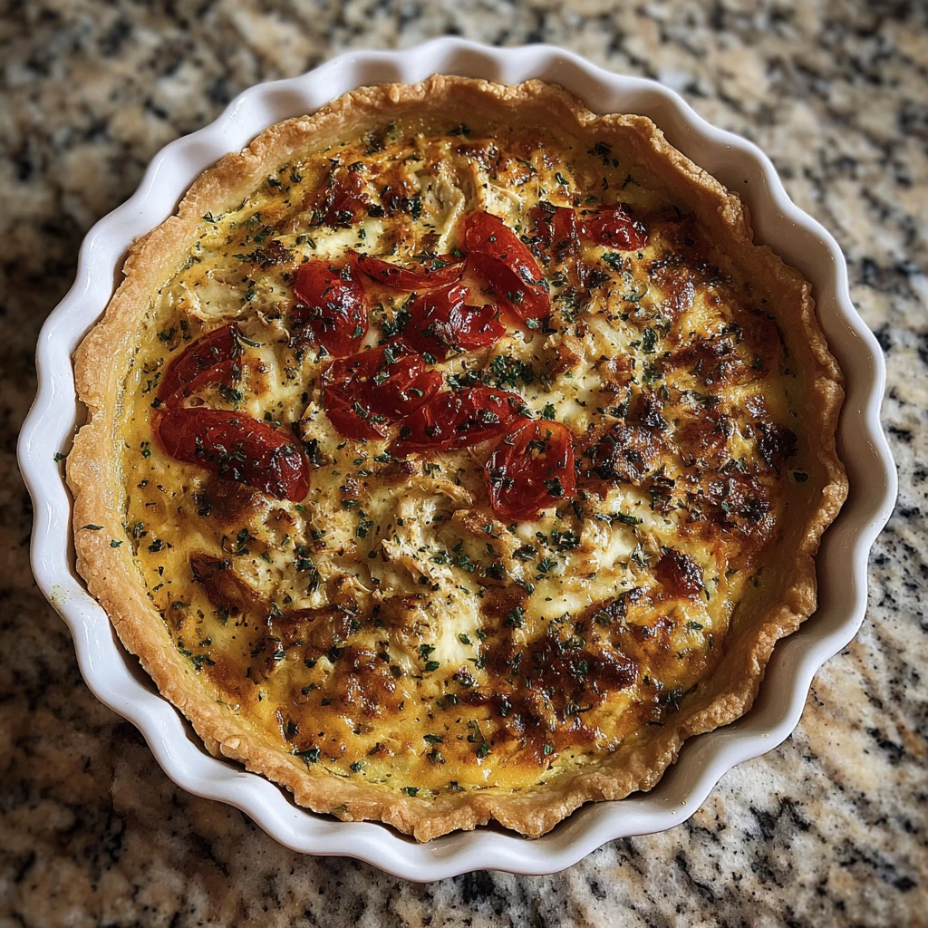 Tarte au Thon Tomate Moutarde