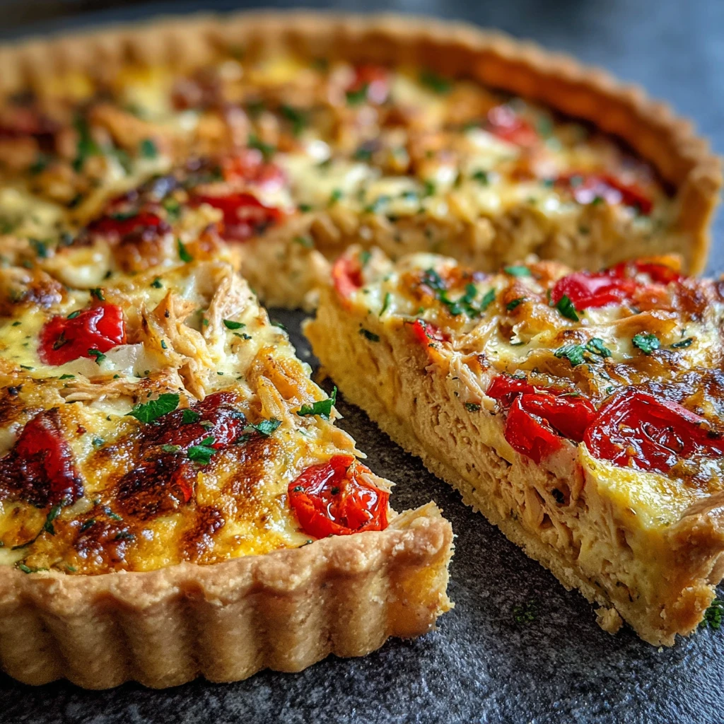 Tarte au Thon Tomate Moutarde​