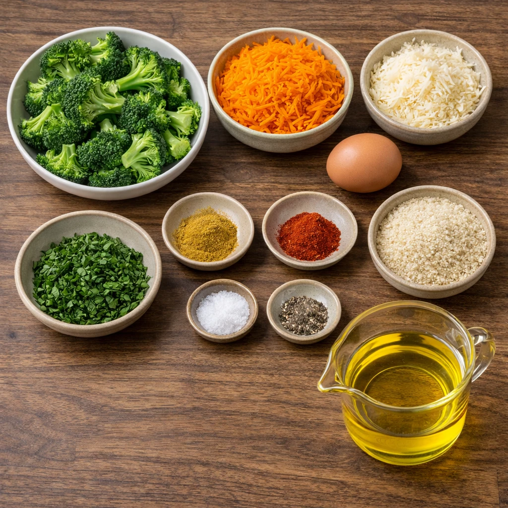 croquettes de brocolis et carottes