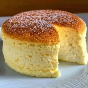 Gâteau nuage japonais moelleux et léger, parfait pour les gourmets.