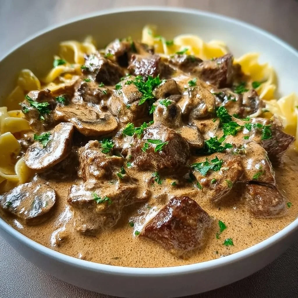 Bœuf Stroganoff à la Façon d’Alain Ducasse