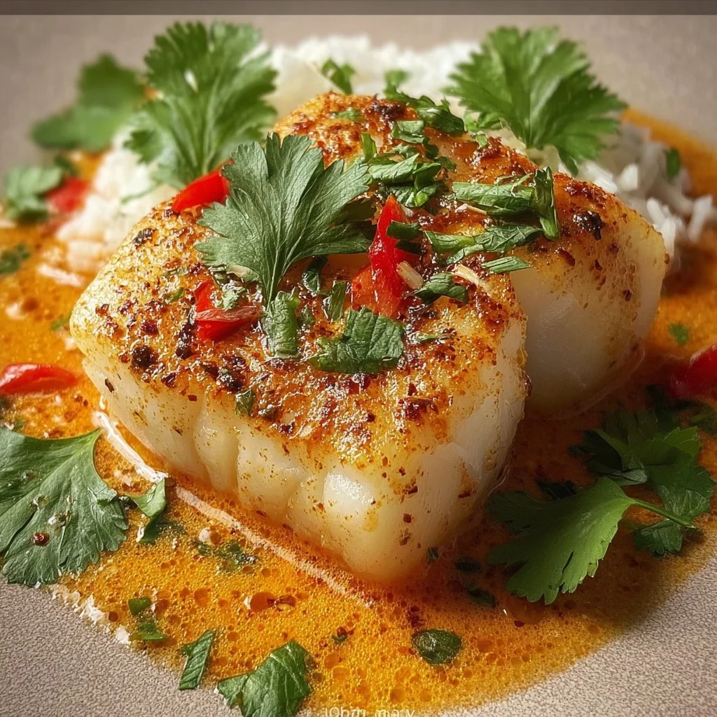 Cabillaud aux épices exotiques