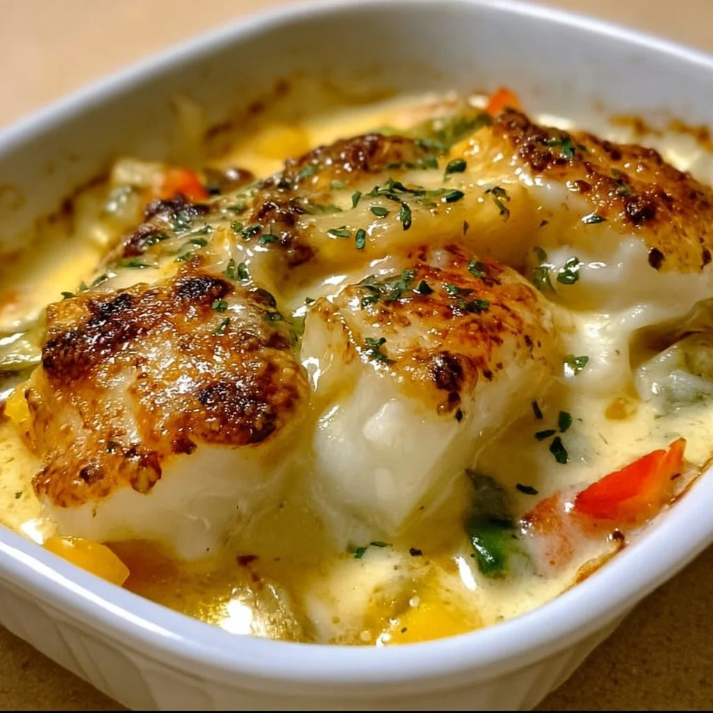 Cassolette de cabillaud aux légumes fondants