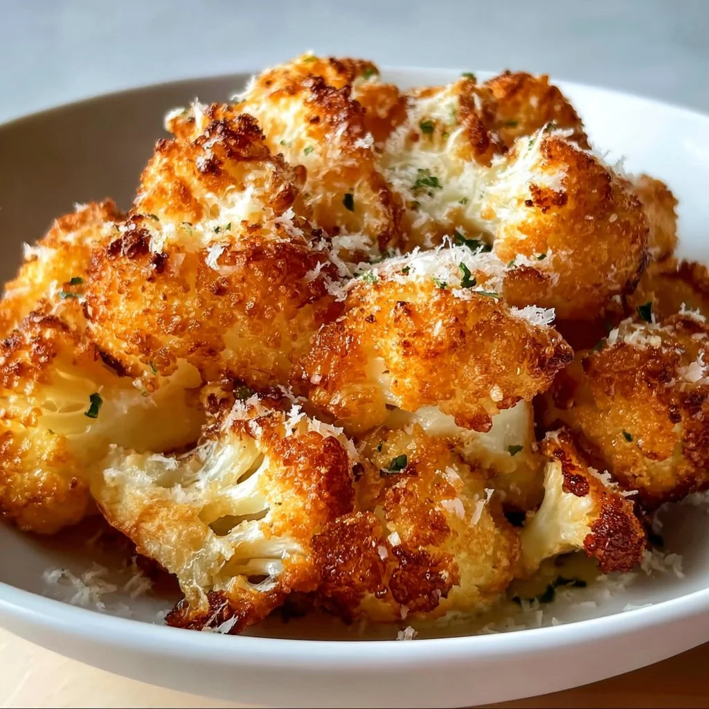 Chou-fleur rôti croustillant au parmesan