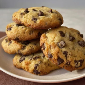 Cookies Moelleux aux Pépites de Chocolat, frais et délicieux