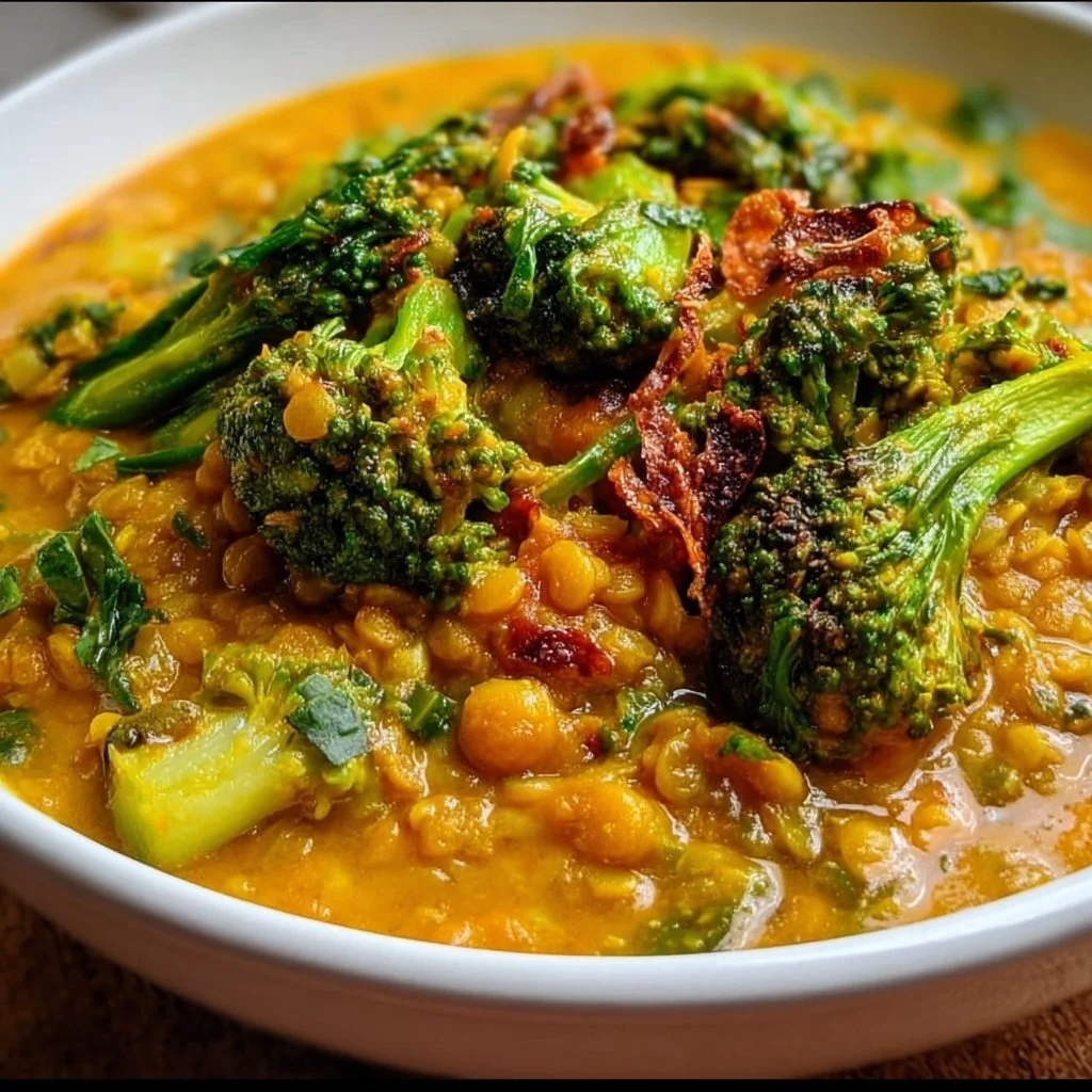 Curry Crémeux de Lentilles Corail & Brocoli : Épicé, Végétal et Ultra Satisfaisant
