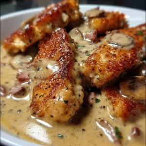 Émincés de poulet à la crème, un plat délicieux et réconfortant