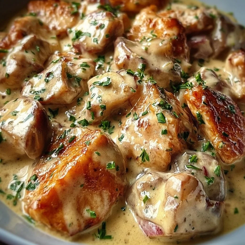 Émincés de Poulet à la Crème