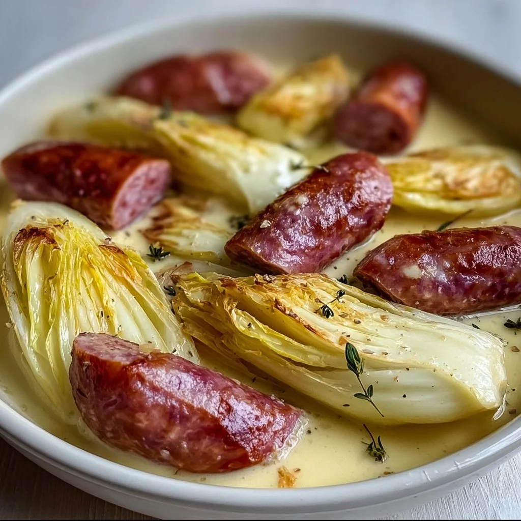 Endives aux Saucisses Fumées