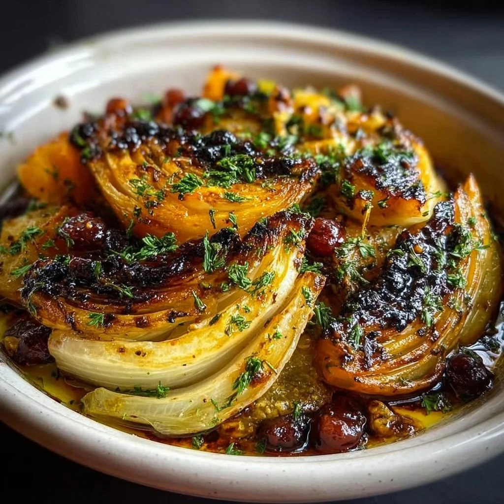 Fenouil rôti au miel et balsamique