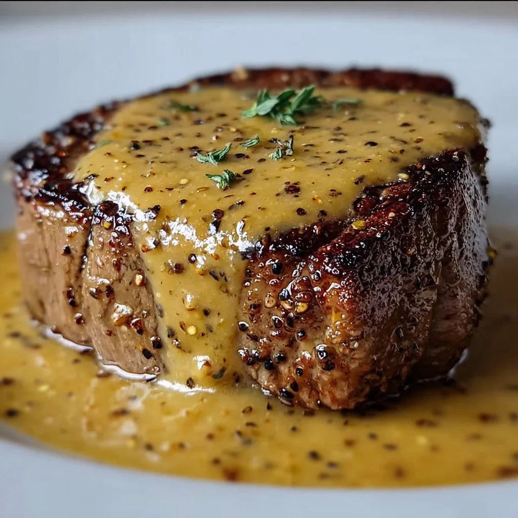 Filet Mignon Sauce Miel et Moutarde