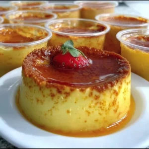 Flans maison crémeux et savoureux, parfaits pour tous les desserts