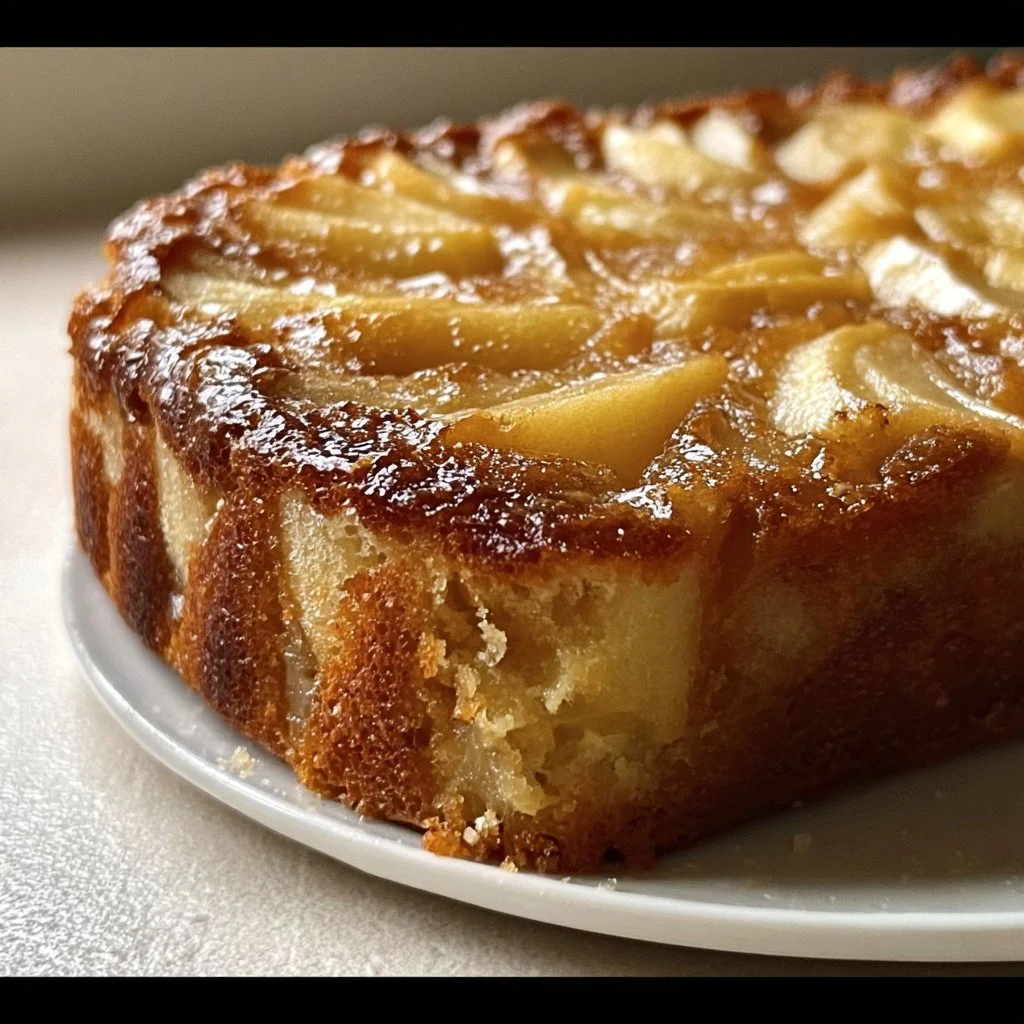 Gâteau aux Pommes moelleux avec morceaux de pommes fraîches