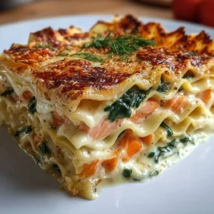 Lasagnes au saumon et épinards, un plat délicieux et raffiné